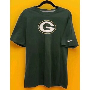 Nike Green Bay Packers Rodgers #12 T-Shirt Mens Large NFL Football SuperBowl EUC